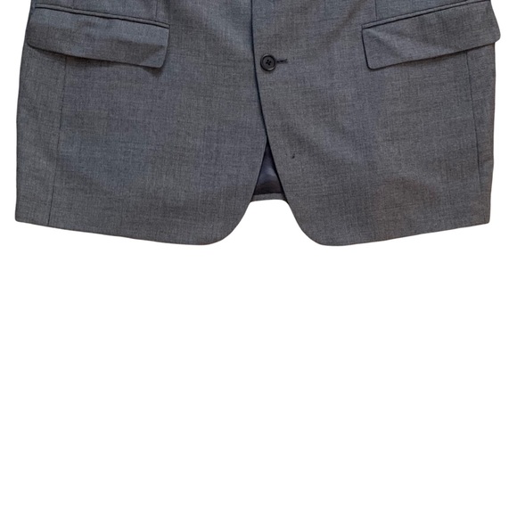 Brooks Brothers Loro Piana Super 110 100% Wool Gray Two Button Suit Size 43R - Picture 5 of 13